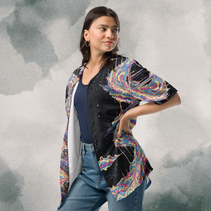 Retro Cosmic Cotton Candy Swirl EDM Jersey