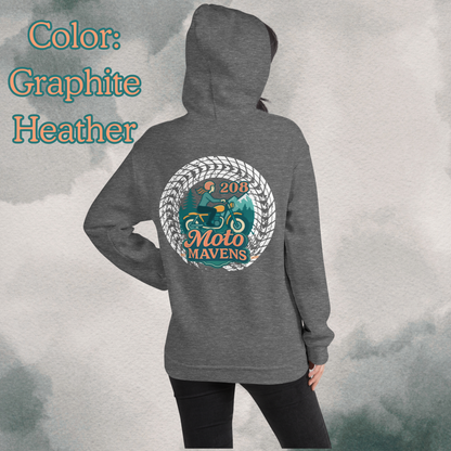 208 Moto Mavens Color Logo Hoodie