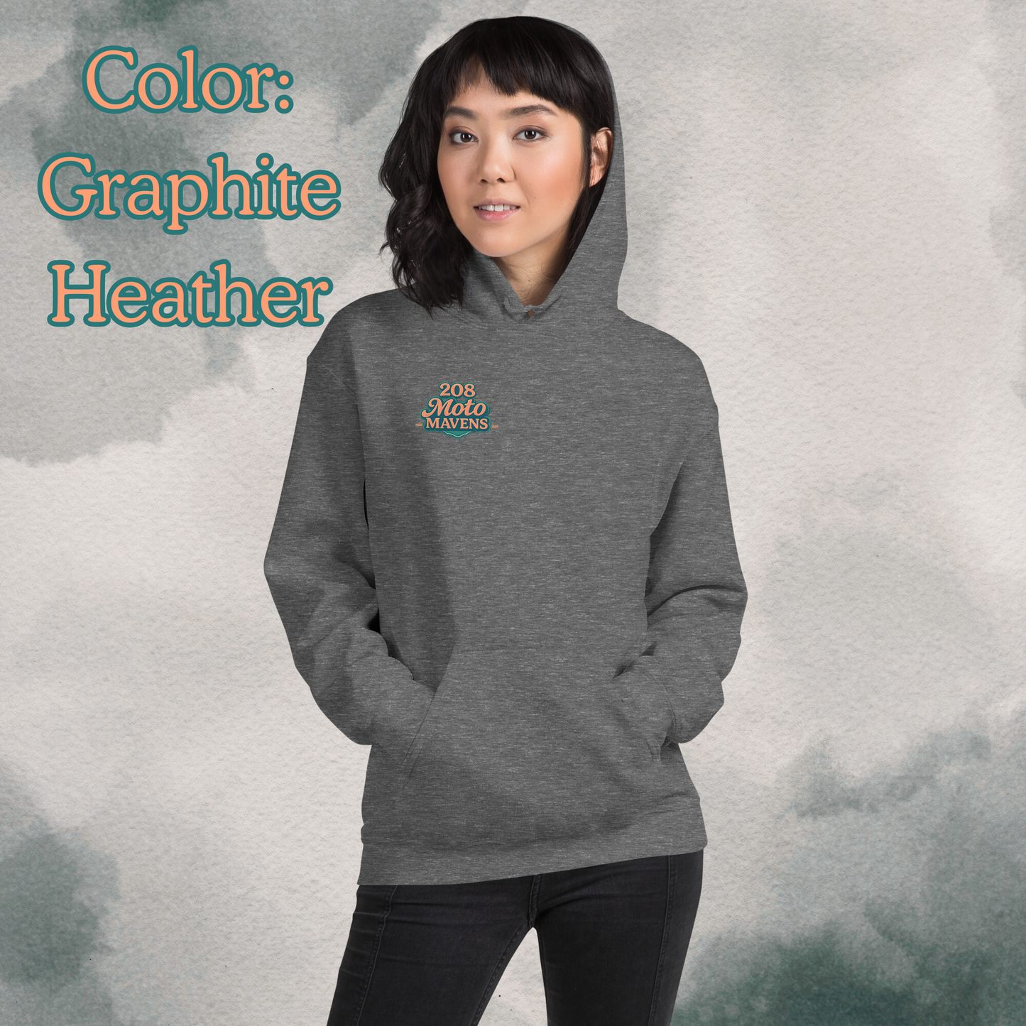 208 Moto Mavens Color Logo Hoodie