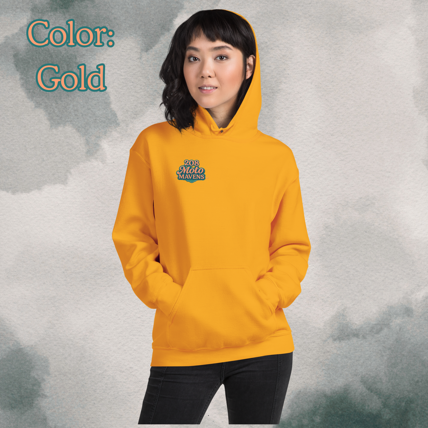 208 Moto Mavens Color Logo Hoodie