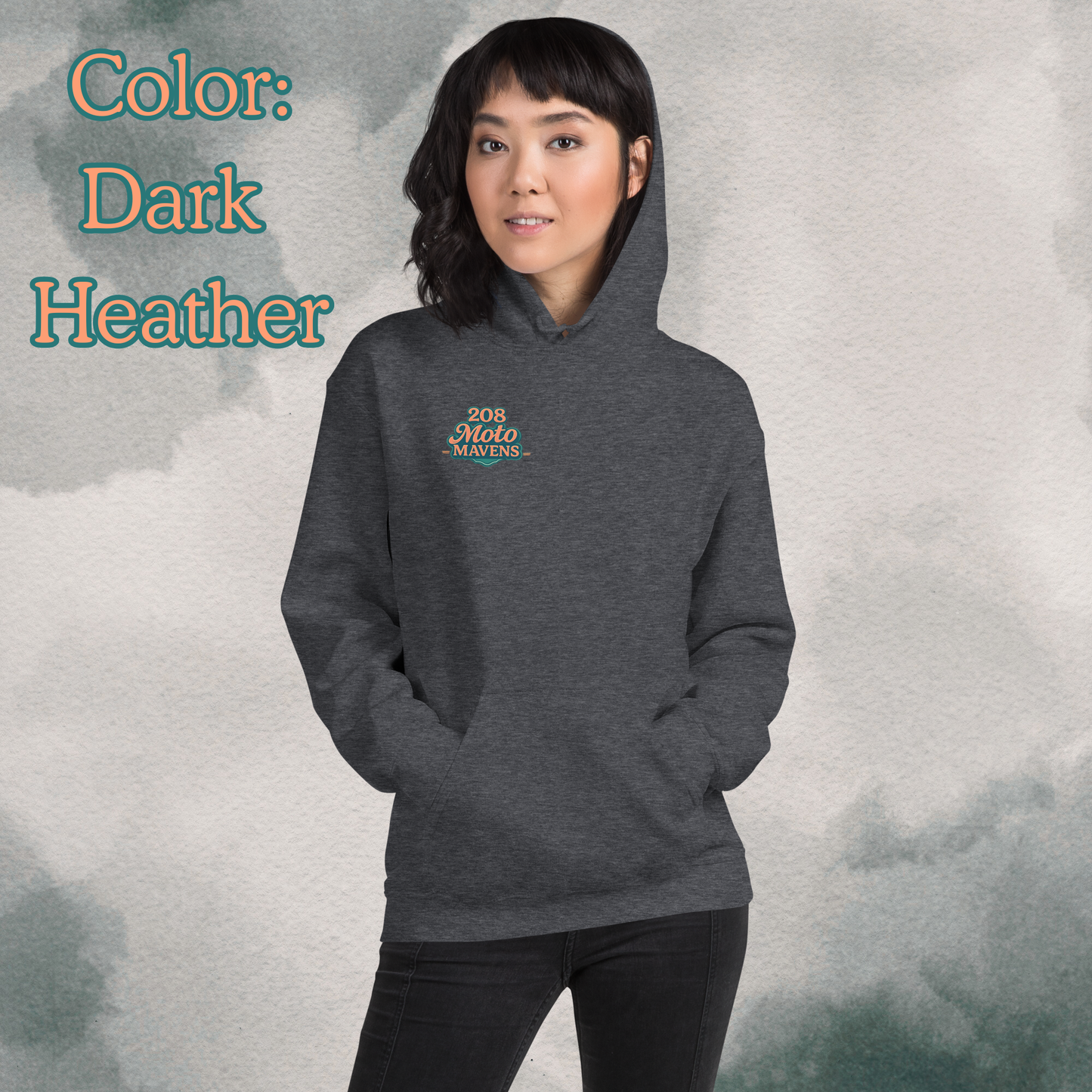 208 Moto Mavens Color Logo Hoodie