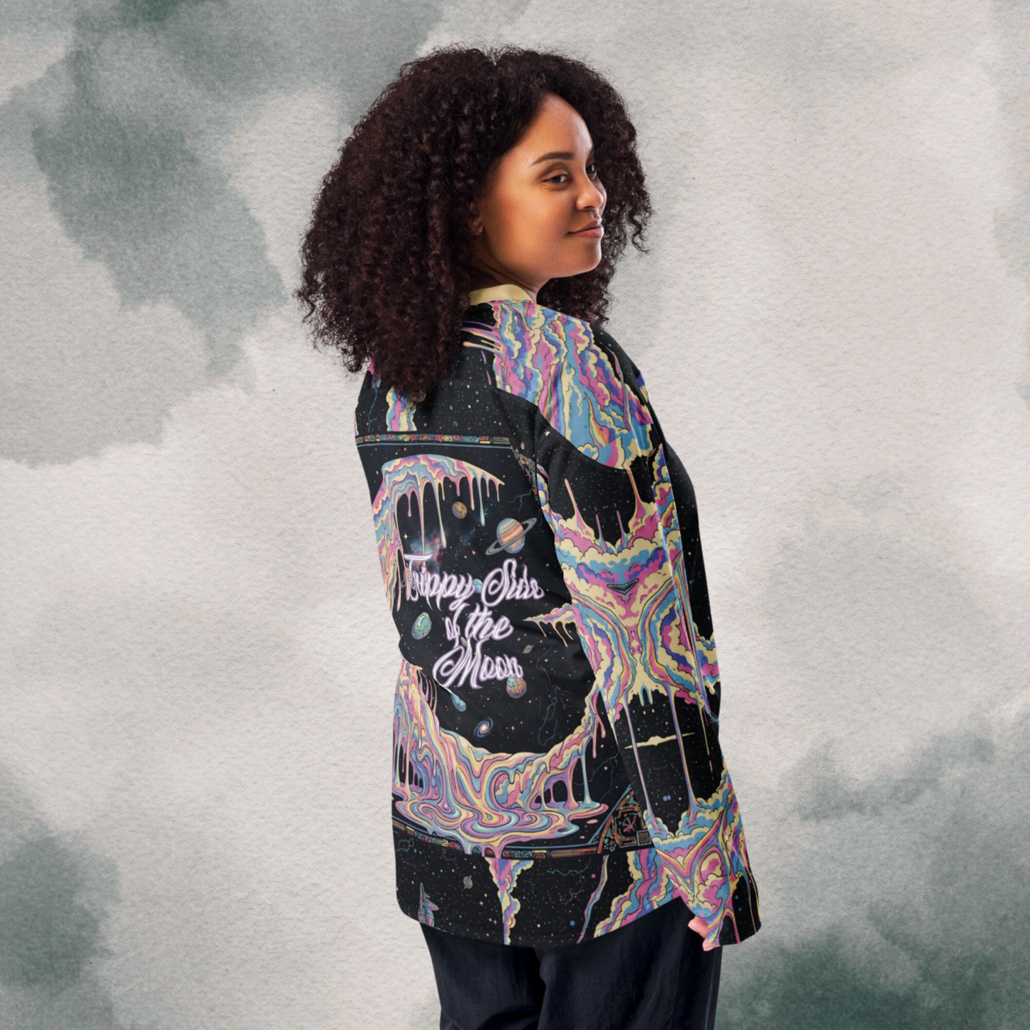 Cotton Candy Nebula Lightweight Hockey EDM Jersey
