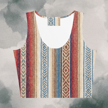 Mexican Blanket Crop Top