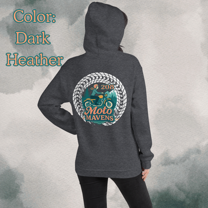208 Moto Mavens Color Logo Hoodie