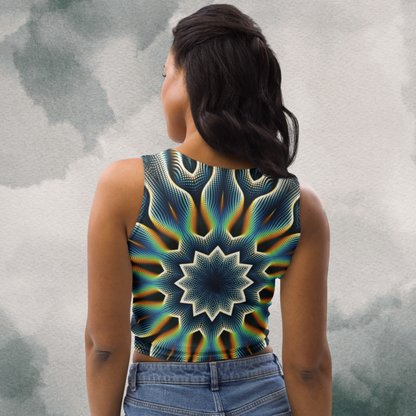Retro Psychedelic Crop Top