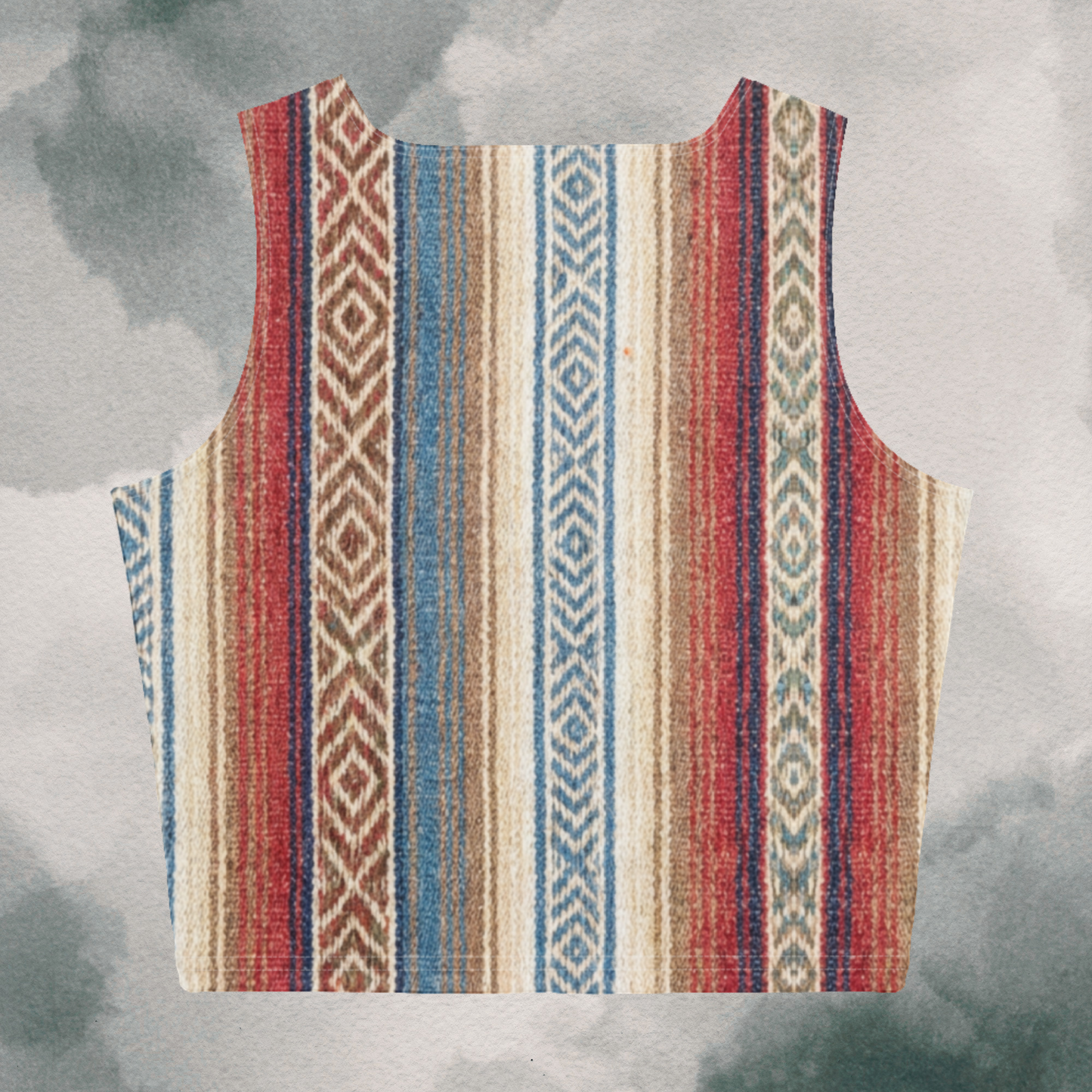 Mexican Blanket Crop Top