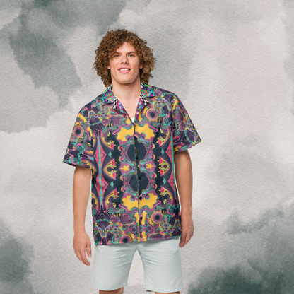 Lucid Meltdown Oversized Button Up