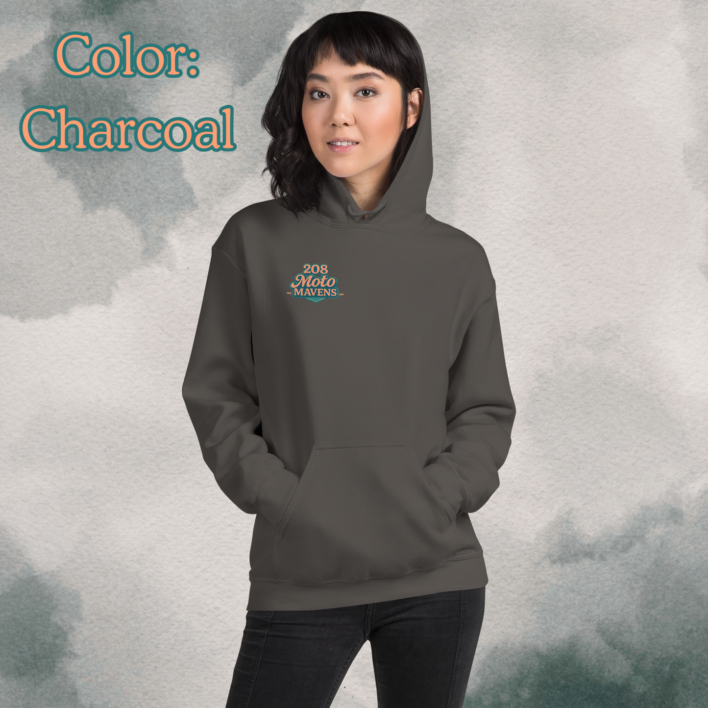 208 Moto Mavens Color Logo Hoodie