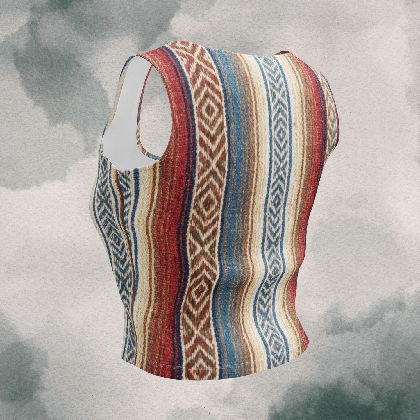 Mexican Blanket Crop Top
