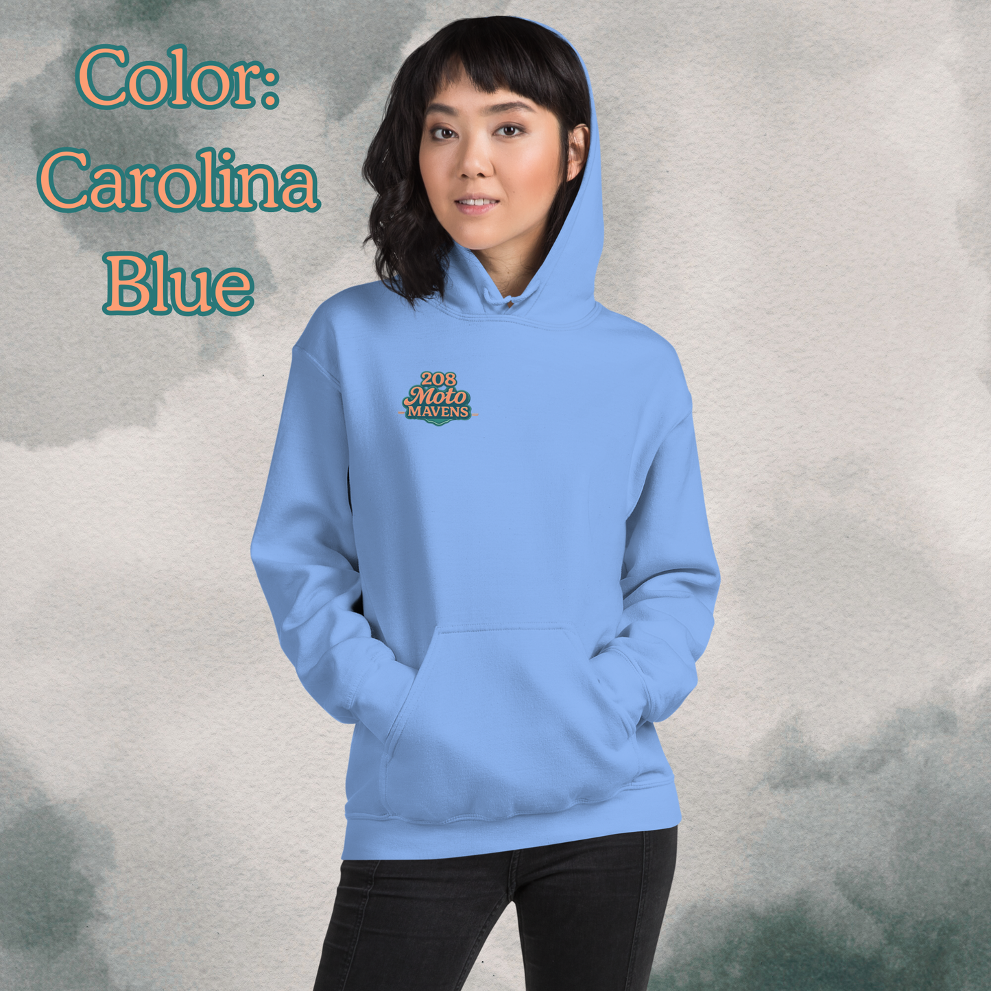 208 Moto Mavens Color Logo Hoodie