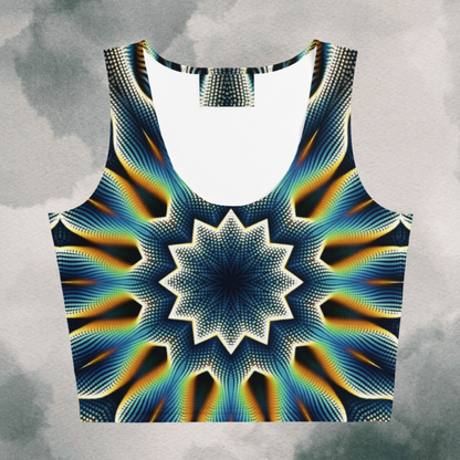 Retro Psychedelic Crop Top