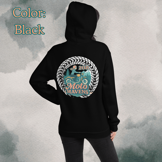 208 Moto Mavens Color Logo Hoodie