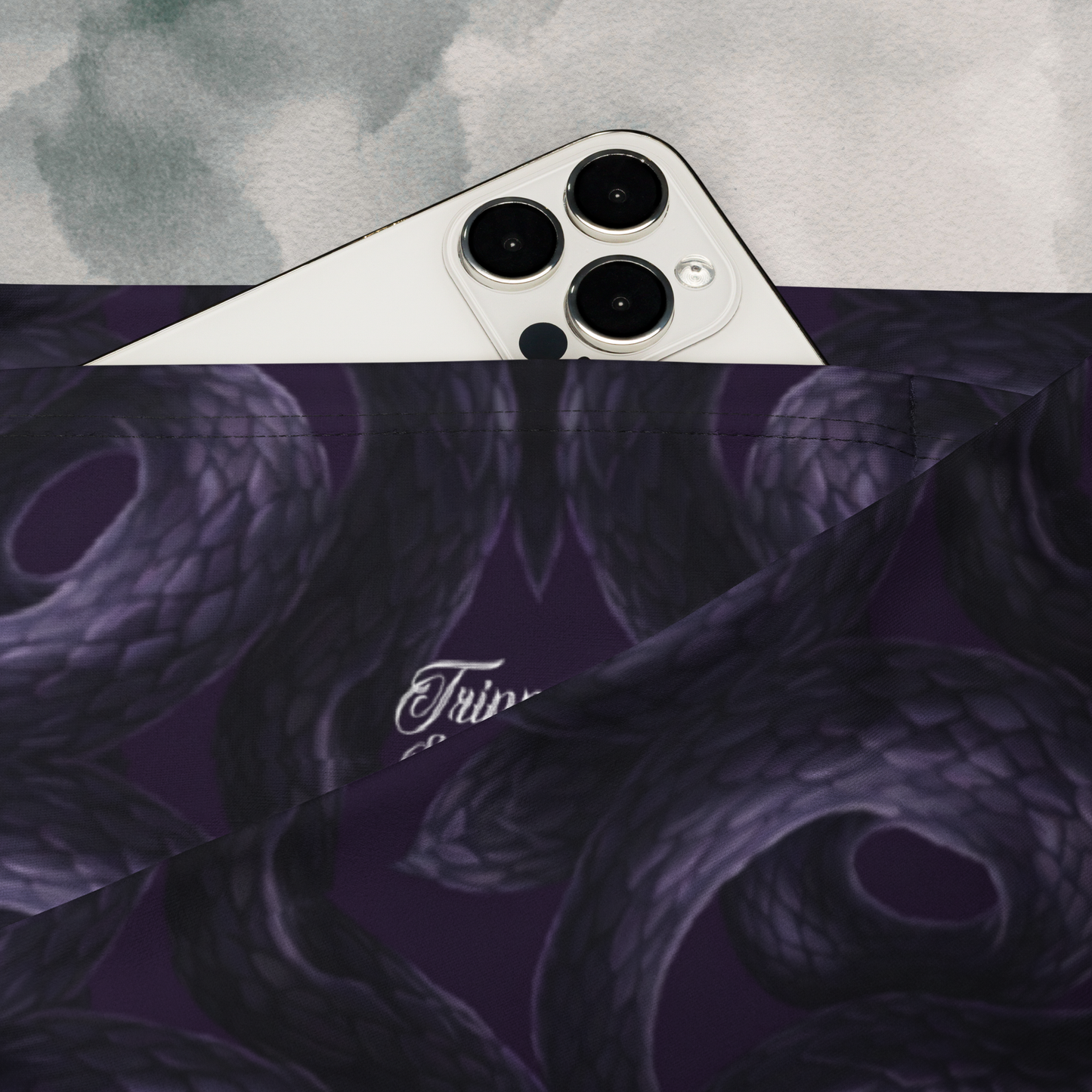 Purple Undertone Snake Flare leggings