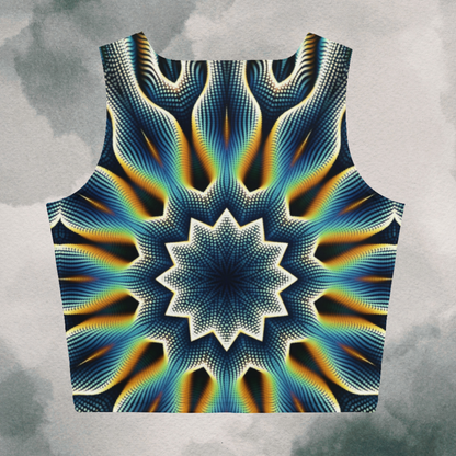 Retro Psychedelic Crop Top