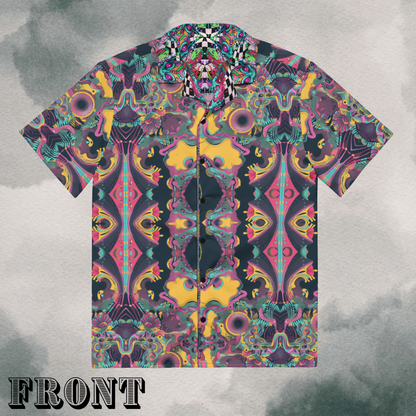 Lucid Meltdown Oversized Button Up
