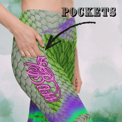 Bass Gremlin Crossover Leggings with Pockets | Matching Crop Top Available