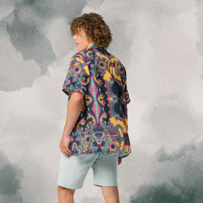 Lucid Meltdown Oversized Button Up