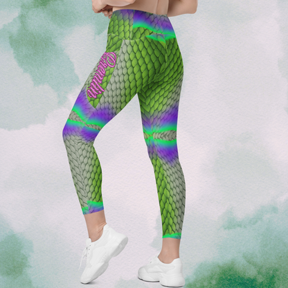 Bass Gremlin Crossover Leggings with Pockets | Matching Crop Top Available