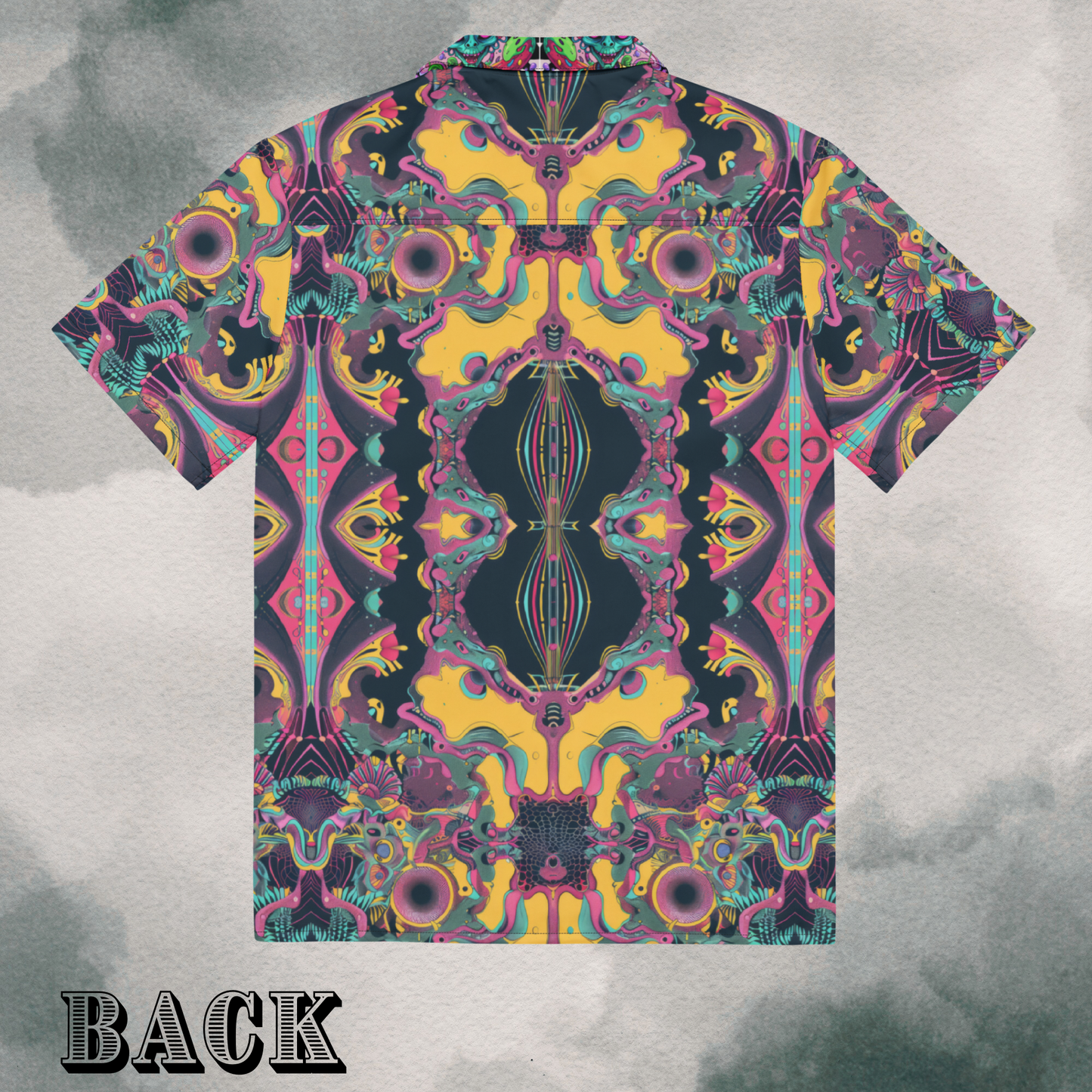 Lucid Meltdown Oversized Button Up