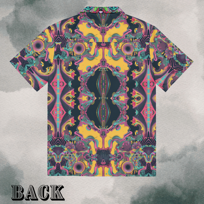 Lucid Meltdown Oversized Button Up