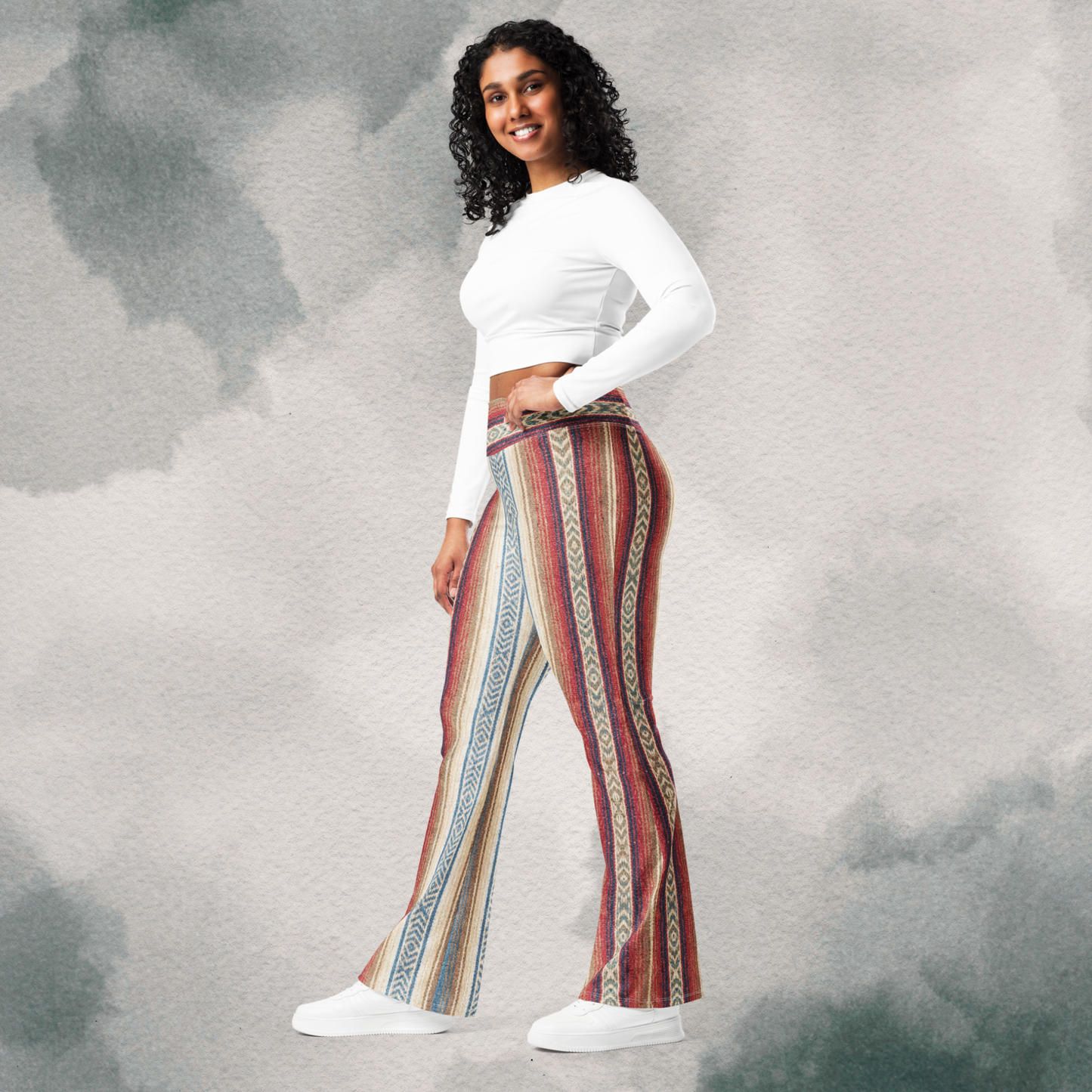 Mexican Blanket Flare Leggings
