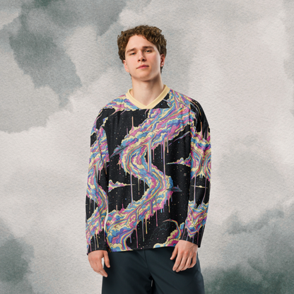 Cotton Candy Nebula Lightweight Hockey EDM Jersey