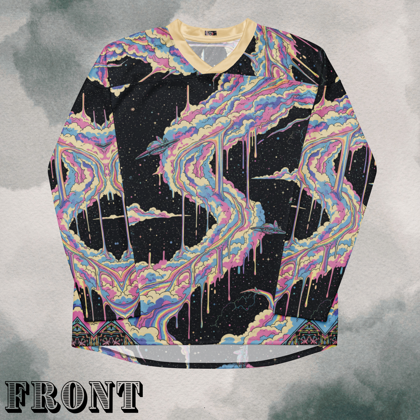 Cotton Candy Nebula Lightweight Hockey EDM Jersey