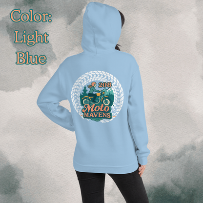 208 Moto Mavens Color Logo Hoodie