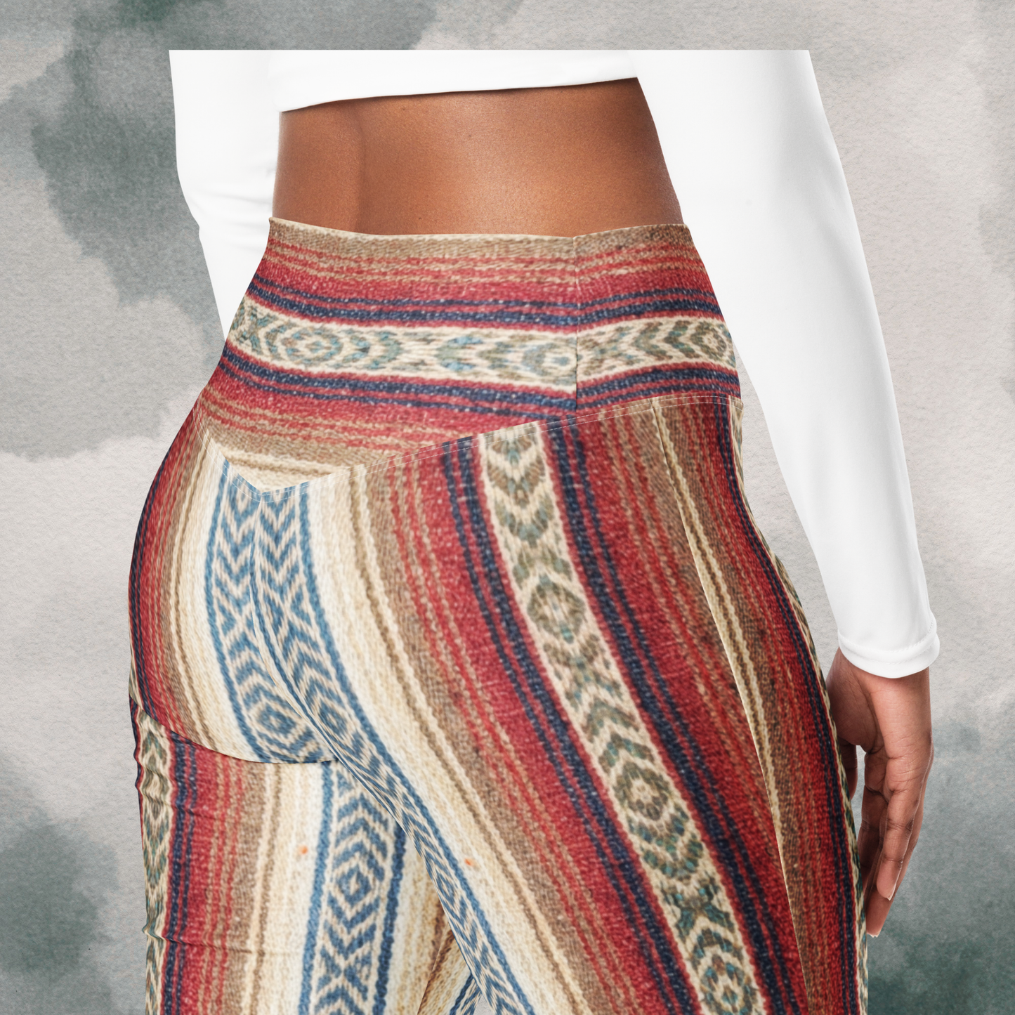 Mexican Blanket Flare Leggings