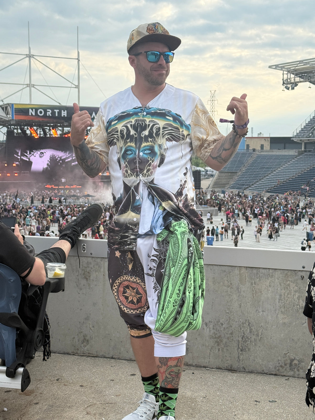 Mushroom Stamp EDM Jersey