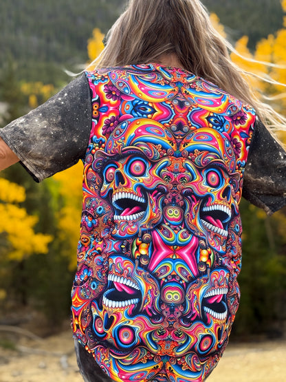 Neon Void EDM Baseball Jersey