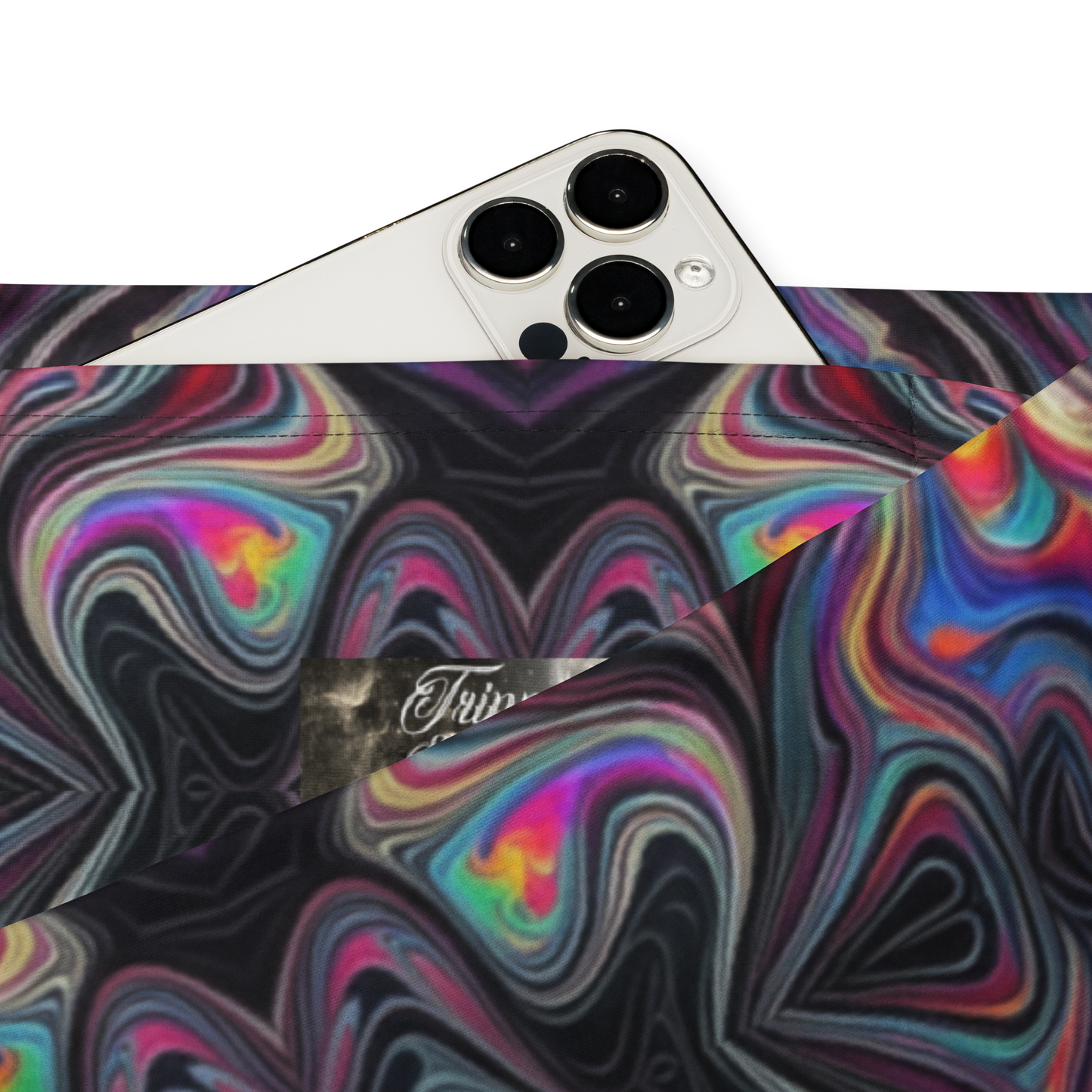 Psychedelic Drip Flare leggings