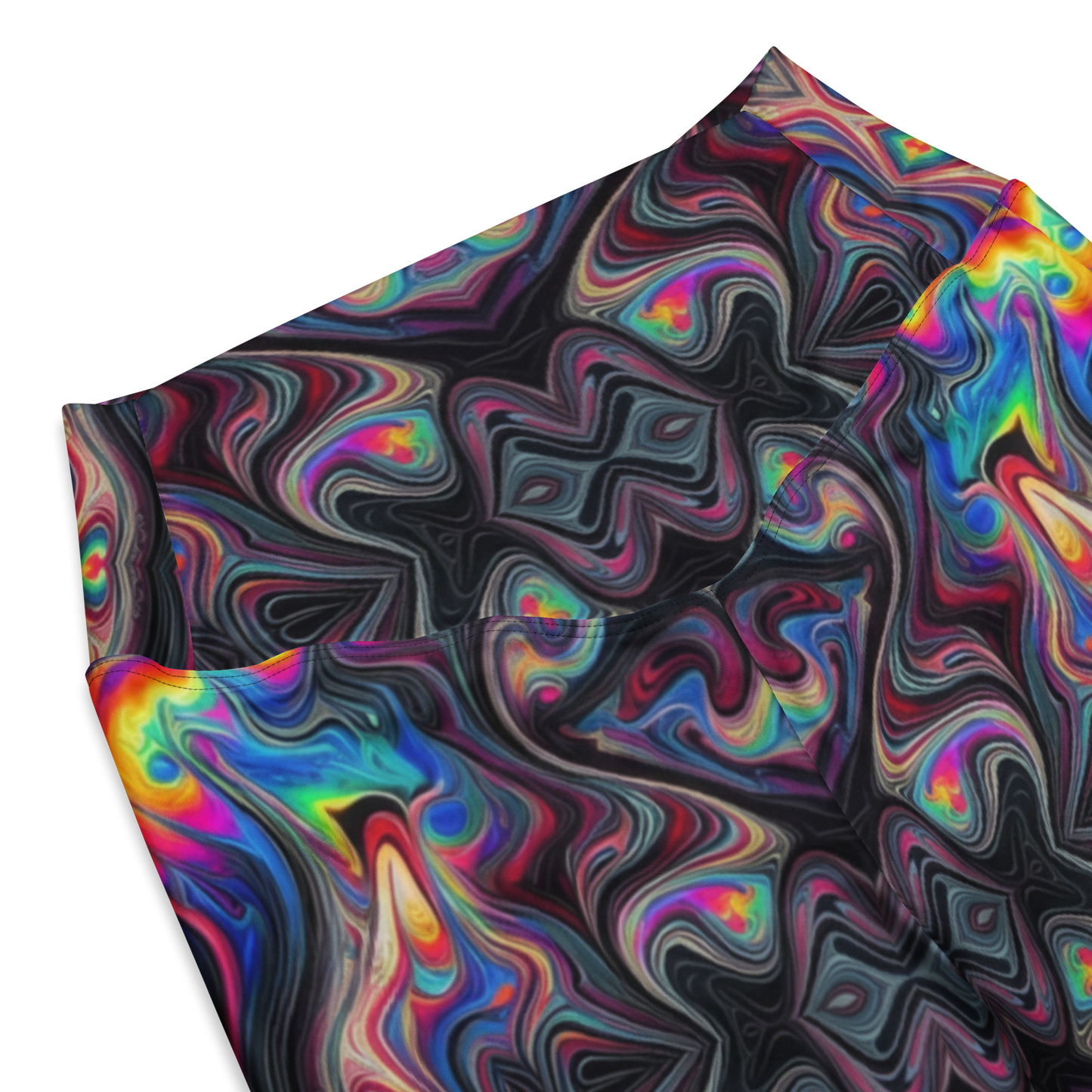 Psychedelic Drip Flare leggings