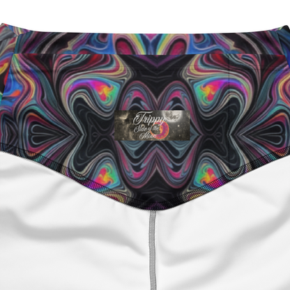 Psychedelic Drip Flare leggings