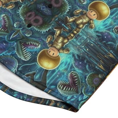 Trippy Futuristic Mushroom Coins Custom Piece