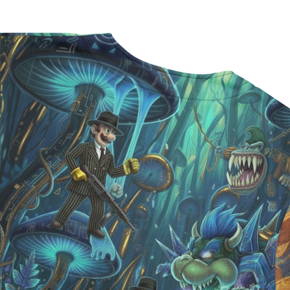 Trippy Futuristic Mushroom Coins Custom Piece